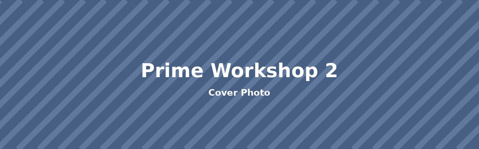 Prime Workshop 2